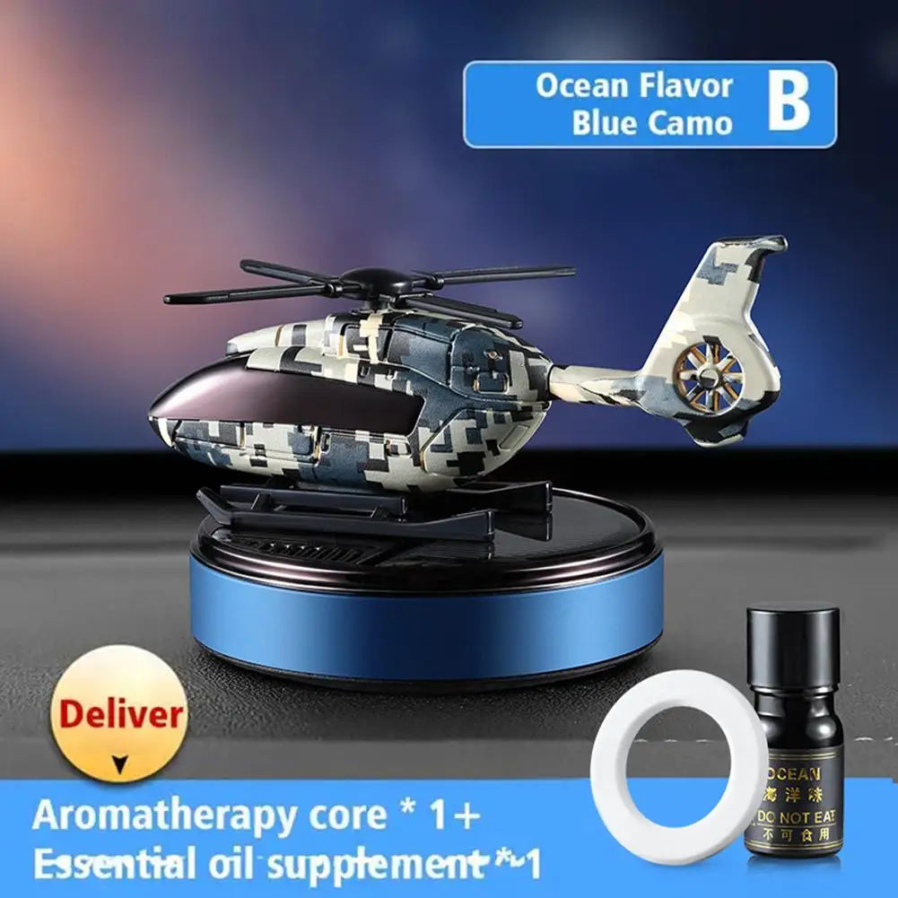 Solar Helicopter Car Diffuser
