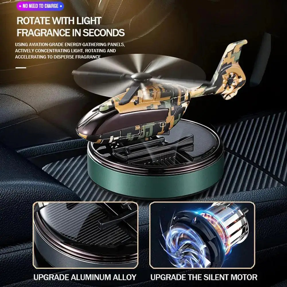 Solar Helicopter Car Diffuser