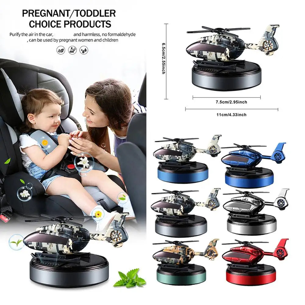 Solar Helicopter Car Diffuser